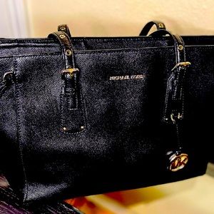 Michael Kors black shoulder bag